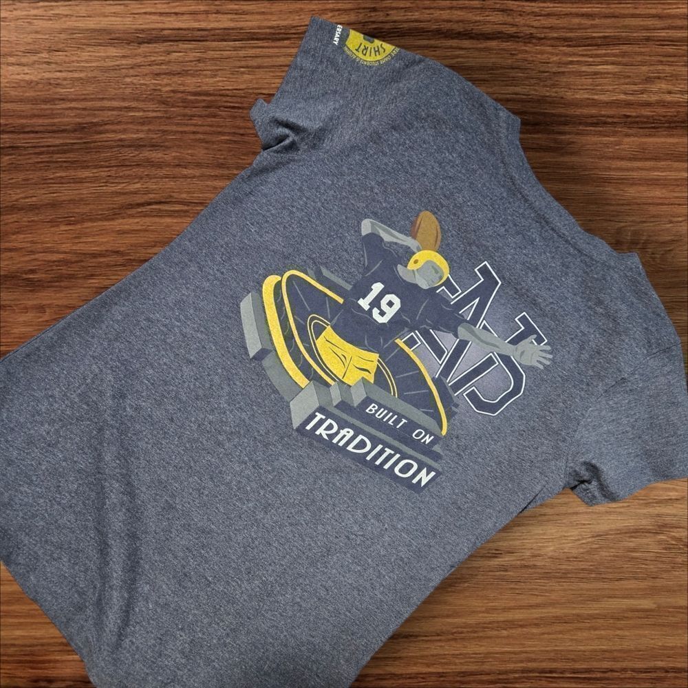 The Shirt Notre Dame 30th Anniversay Gray College Tee Shirt